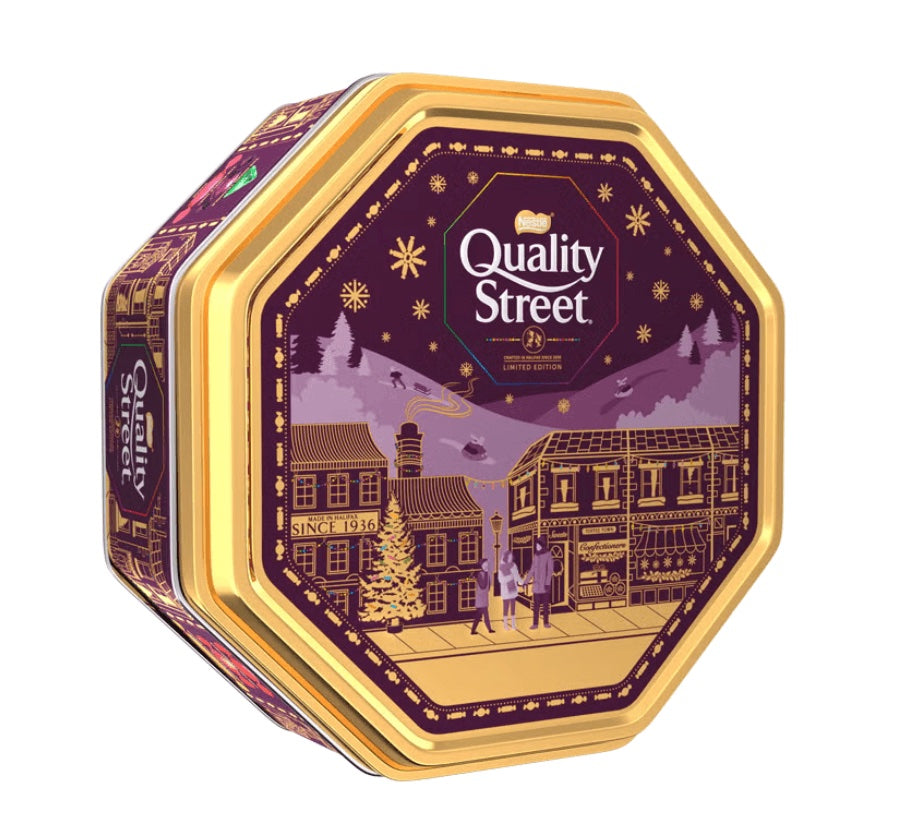 Quality Street Tin 2024 design