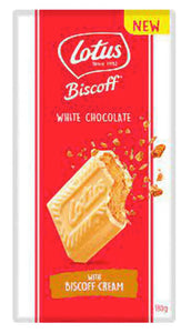 Lotus Biscoff White Chocolate Bar with Biscoff crumbs