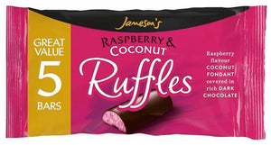 Raspberry & Coconut Ruffles 5 pack